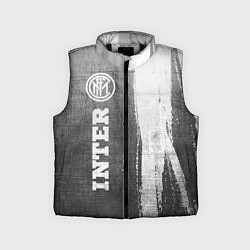 Детский жилет Inter - grey gradient по-вертикали, цвет: 3D-черный