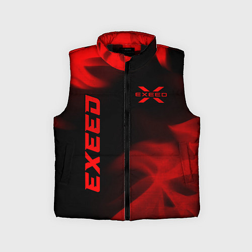Детский жилет Exeed - red gradient вертикально / 3D-Черный – фото 1