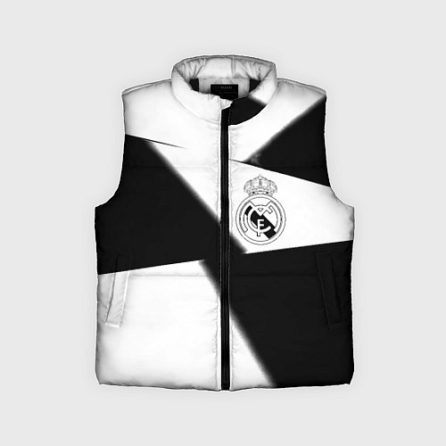 Детский жилет Real Madrid geometry black / 3D-Черный – фото 1