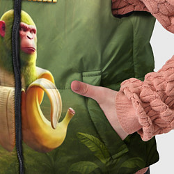 Детский жилет Shimpanzinni Bananinni ии мем, цвет: 3D-черный — фото 2