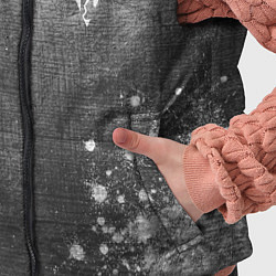 Детский жилет Skyrim - grey gradient вертикально, цвет: 3D-черный — фото 2