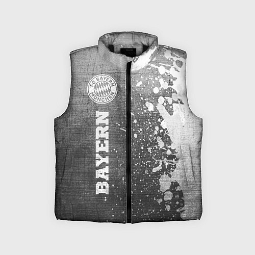 Детский жилет Bayern - grey gradient по-вертикали / 3D-Черный – фото 1