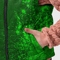 Детский жилет Sporting - green gradient по-вертикали, цвет: 3D-черный — фото 2