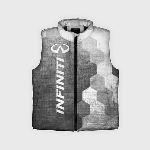 Детский жилет Infiniti - grey gradient по-вертикали / 3D-Черный – фото 1