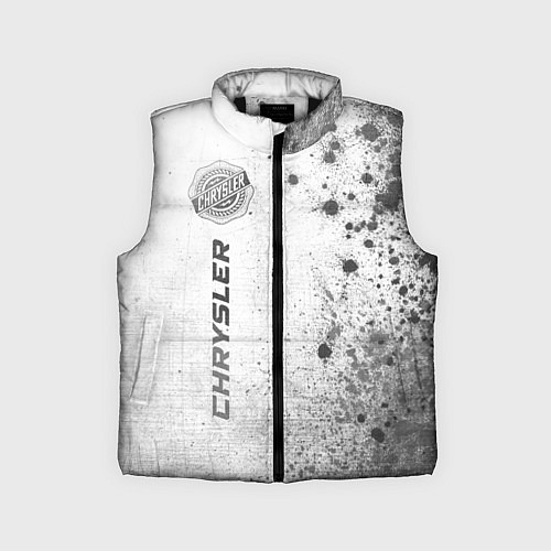 Детский жилет Chrysler - white gradient по-вертикали / 3D-Черный – фото 1