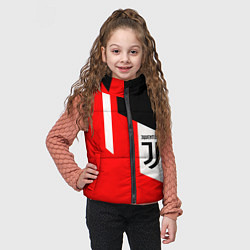 Детский жилет Juventus sport geometry, цвет: 3D-черный — фото 2