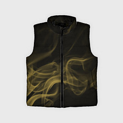 Детский жилет Color smoke yellow, цвет: 3D-черный
