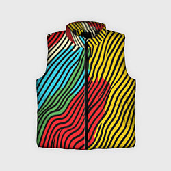 Детский жилет Абстрактные цветные линии