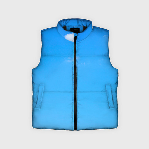 Детский жилет Родина мать победа небо / 3D-Черный – фото 1