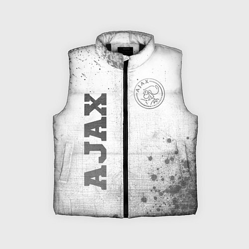 Детский жилет Ajax - white gradient вертикально / 3D-Черный – фото 1
