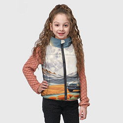 Детский жилет Луна и автомобиль, цвет: 3D-черный — фото 2