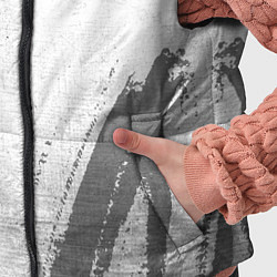 Детский жилет Mini - white gradient вертикально, цвет: 3D-черный — фото 2