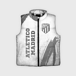 Детский жилет Atletico Madrid - white gradient вертикально