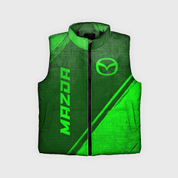 Детский жилет Mazda - green gradient вертикально