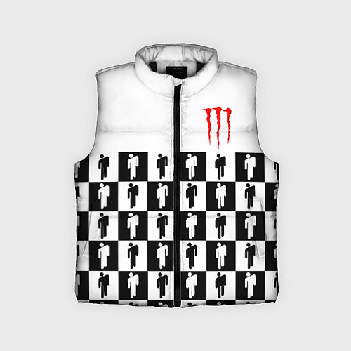 Детский жилет Monster energy pattern / 3D-Черный – фото 1