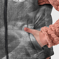 Детский жилет Great Wall - grey gradient вертикально, цвет: 3D-черный — фото 2