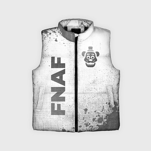 Детский жилет FNAF - white gradient вертикально / 3D-Черный – фото 1