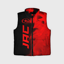 Детский жилет JAC - red gradient по-вертикали, цвет: 3D-черный