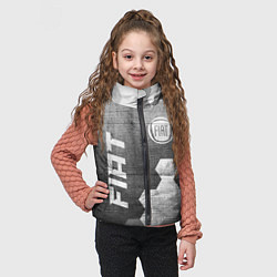 Детский жилет Fiat - grey gradient вертикально, цвет: 3D-черный — фото 2