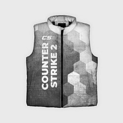 Детский жилет Counter Strike 2 - grey gradient по-вертикали, цвет: 3D-черный