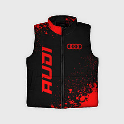 Детский жилет Audi - red gradient вертикально