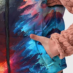 Детский жилет Разрыв космического тела - нейроарт, цвет: 3D-черный — фото 2
