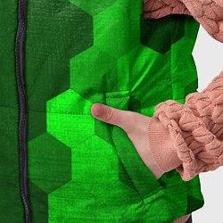 Детский жилет The Last Of Us - green gradient по-вертикали, цвет: 3D-черный — фото 2