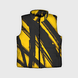 Детский жилет Абстракция на желтом