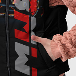 Детский жилет BMW спидометр и надпись, цвет: 3D-черный — фото 2