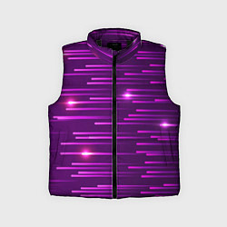 Детский жилет Цветные светящиеся полосы