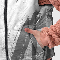 Детский жилет GTA6 - white gradient вертикально, цвет: 3D-черный — фото 2