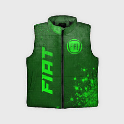 Детский жилет Fiat - green gradient вертикально, цвет: 3D-черный