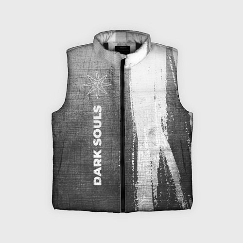 Детский жилет Dark Souls - grey gradient по-вертикали / 3D-Черный – фото 1