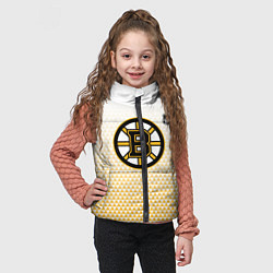 Детский жилет Бостон Брюинз - светлый градиент, цвет: 3D-красный — фото 2