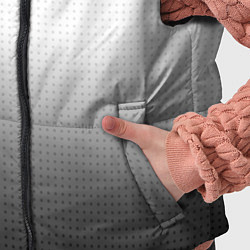 Детский жилет Из белого в чёрный градиент с точками, цвет: 3D-черный — фото 2