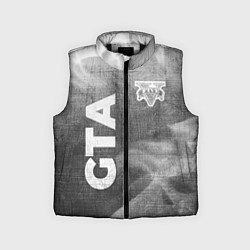 Детский жилет GTA - grey gradient вертикально, цвет: 3D-черный