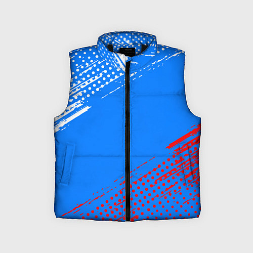 Детский жилет Патриот - флаг / 3D-Черный – фото 1