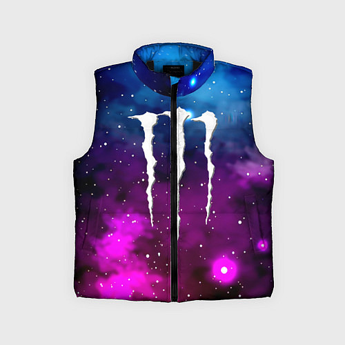 Детский жилет Monster energy neon space / 3D-Черный – фото 1