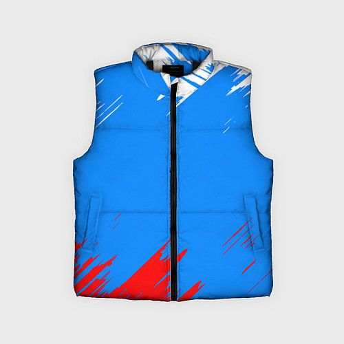 Детский жилет Патриот Россия - флаг / 3D-Черный – фото 1