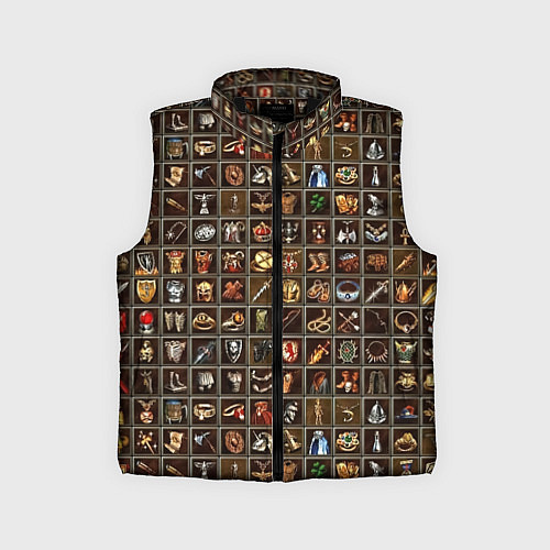 Детский жилет Артефакты меча и магии / 3D-Черный – фото 1