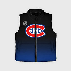 Детский жилет Монреаль Канадиенс - градиент, цвет: 3D-черный