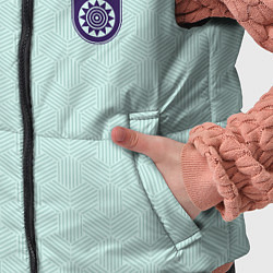 Детский жилет Фк Уфа - мятный цвет и текстура, цвет: 3D-черный — фото 2