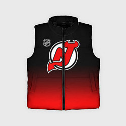 Детский жилет Нью Джерси Девилз - градиент, цвет: 3D-черный