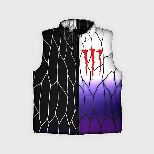 Детский жилет Monster energy steel / 3D-Черный – фото 1