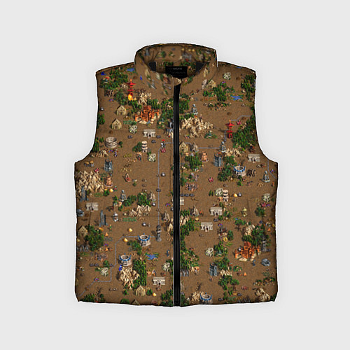 Детский жилет Земли Некрополиса - Герои 3 / 3D-Черный – фото 1