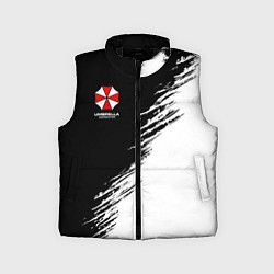 Детский жилет Umbrella Corp - black and white, цвет: 3D-черный