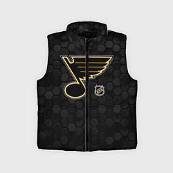 Детский жилет Сент Луис Блюз - черные соты