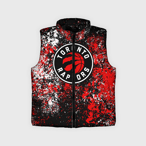 Детский жилет Торонто Рэпторс - цветовой хаос / 3D-Черный – фото 1