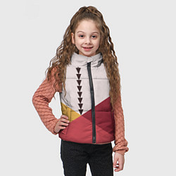 Детский жилет Колор-блок фруктовый чиа пудинг, цвет: 3D-черный — фото 2