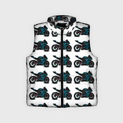 Детский жилет Motorbike blue
